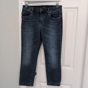 Kut from the Kloth Medium Blue Cropped Jeans